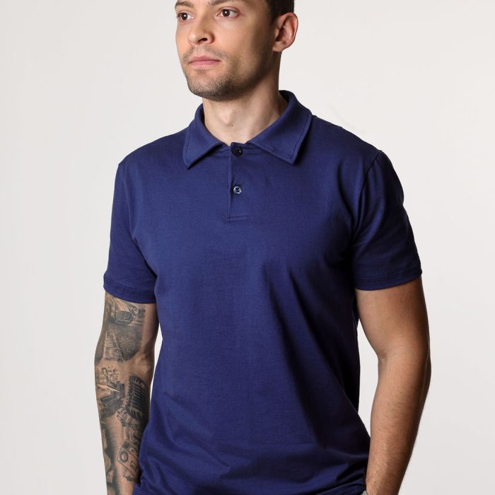 Camiseta Polo - Azul Marinho